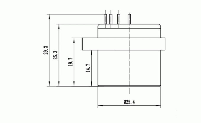 CE ROHS Quartz Flexure Accelerometer High Sensitive High Level 0